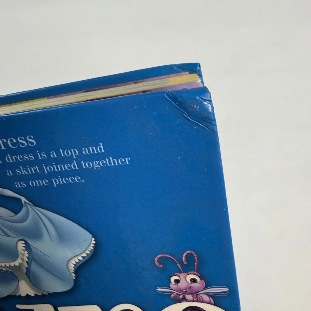 Disney Picture Dictionary Hardcover‎ 2003 Characters Pixar Mickey Cinderella